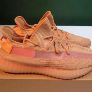 tried on Yeezy clay sneakers clay boost